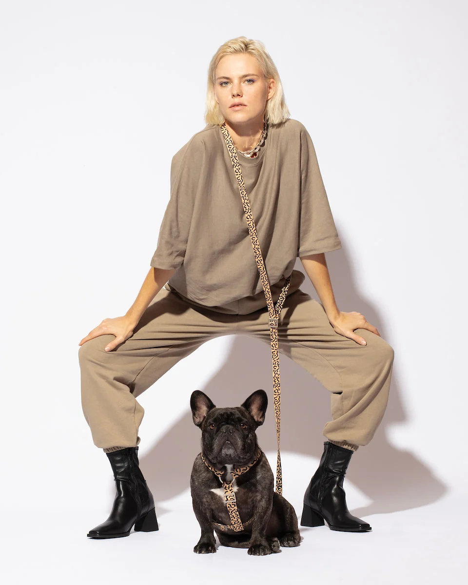 HOT DOGGIES® Hands-Free Leine COCO NOIR