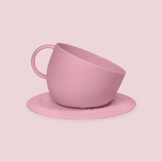 Hundenapf CUP & PLATE rosa