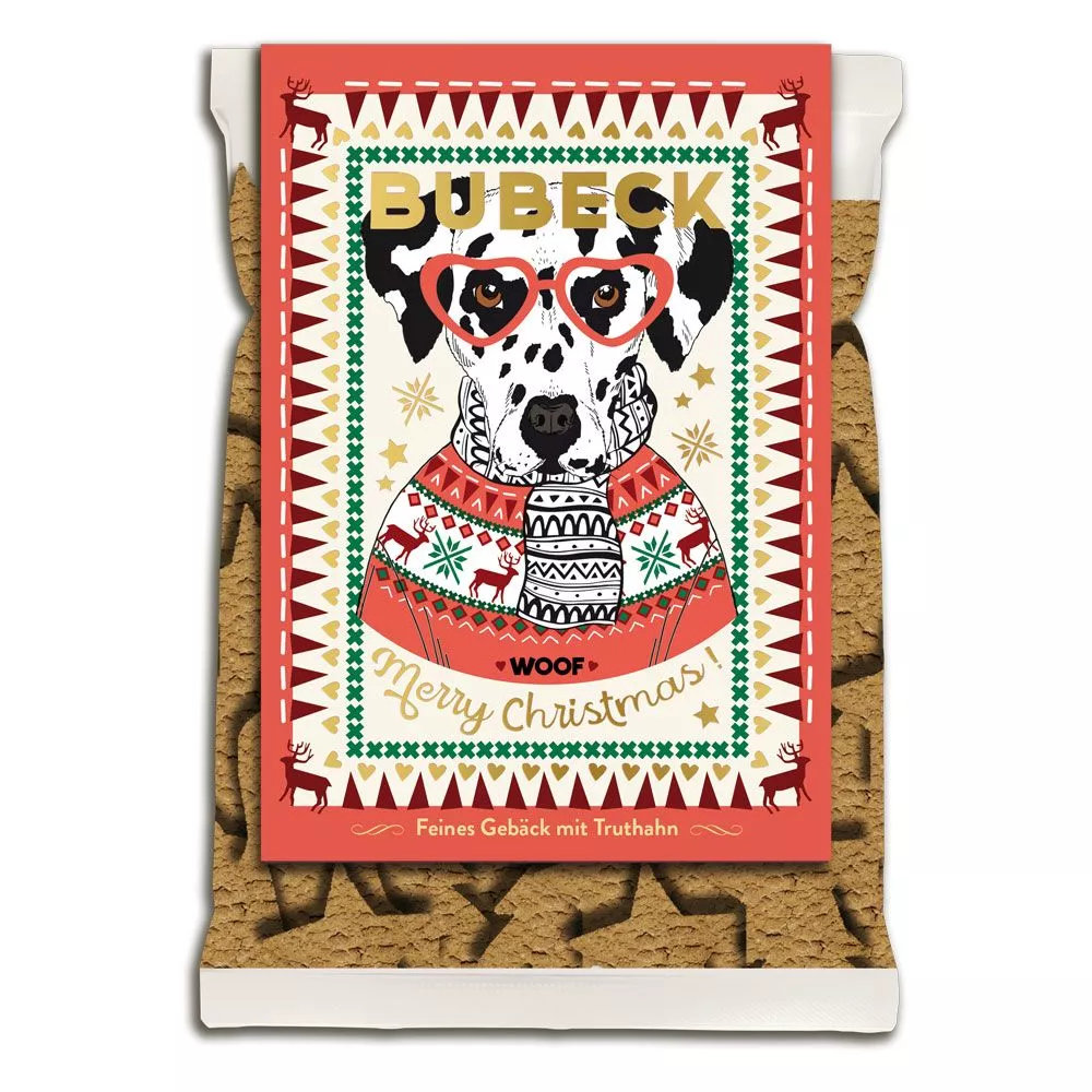 Bubeck Weihnachtskekse Edition 2026 – 210 g getreidefreie Hundekuchen
