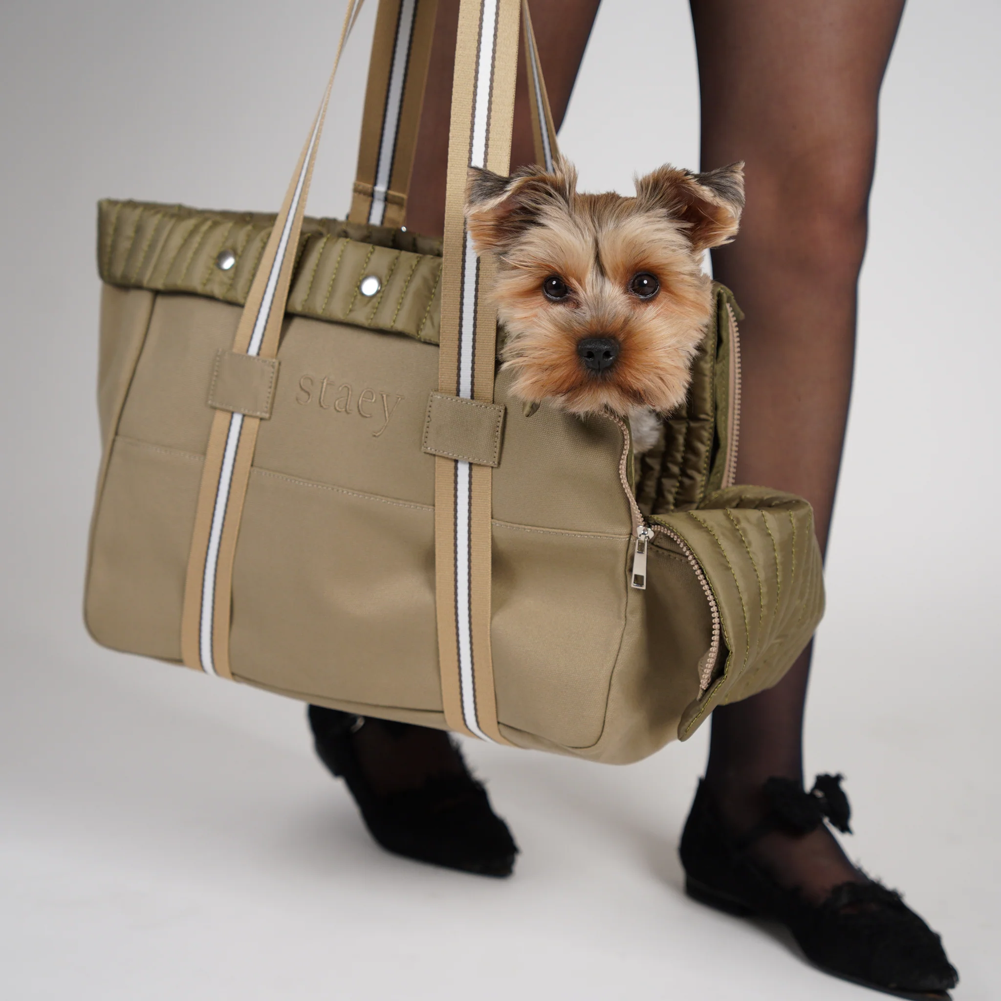 Hundetragetasche LILY Taupe