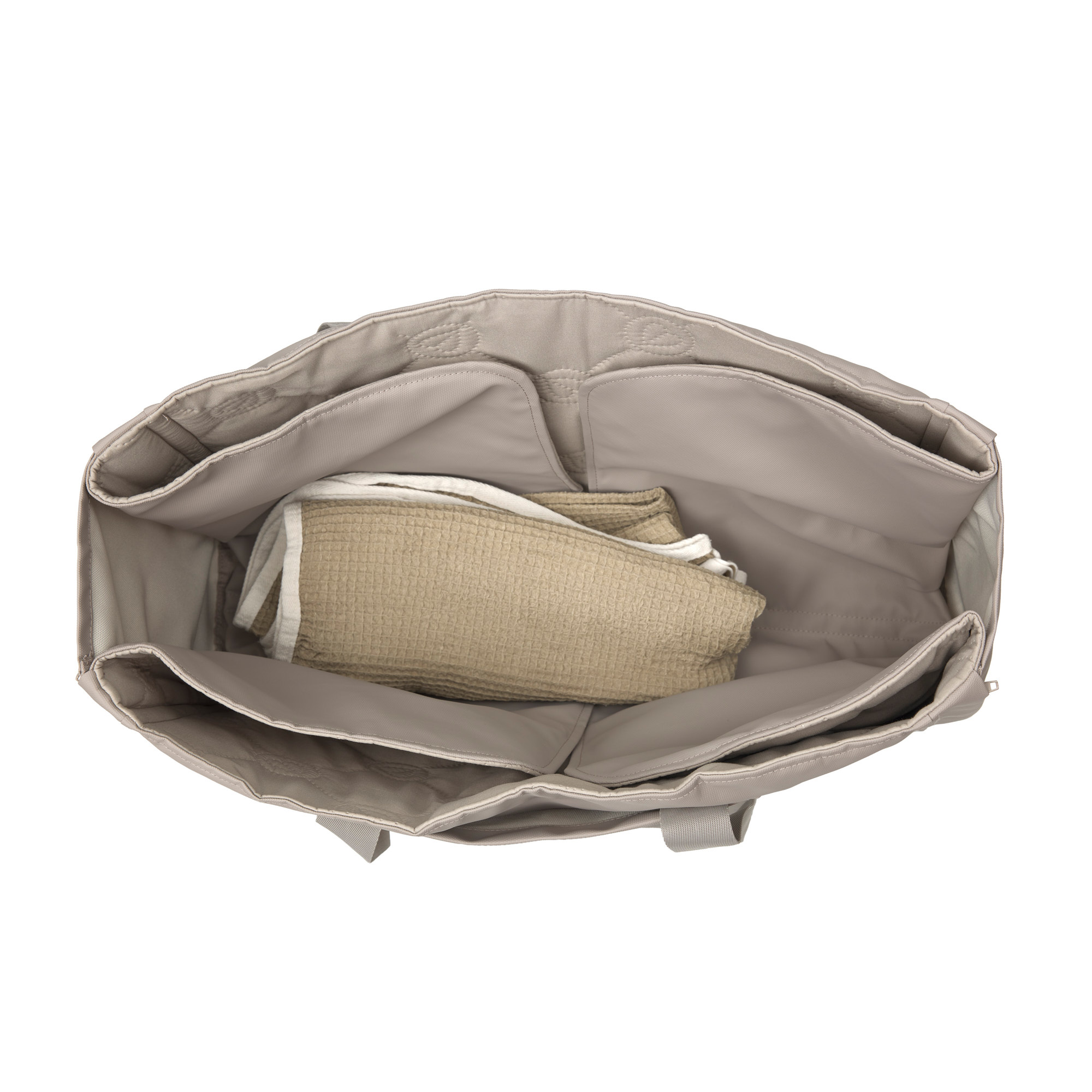 PALOPA Hundemattentasche NOBO Coated Taupe – 2-in-1 Tasche & Hundematte