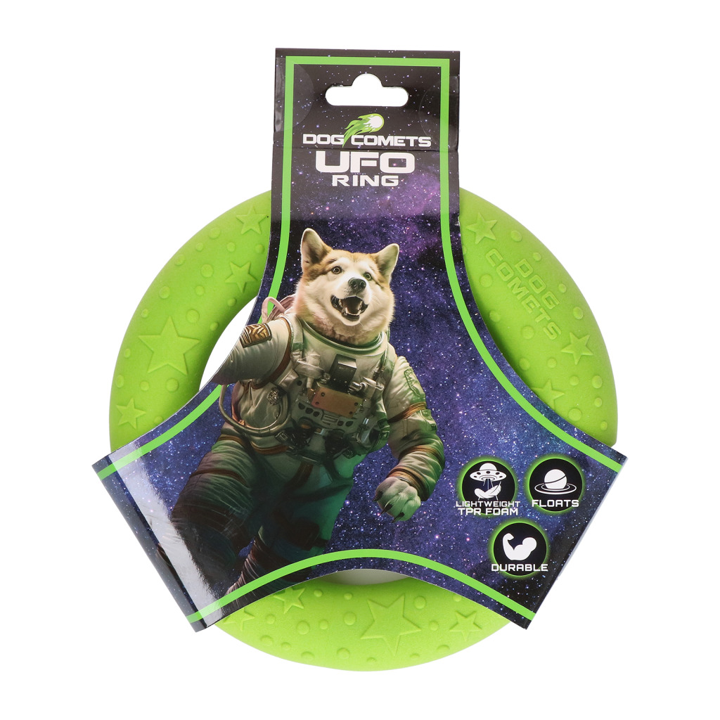 Dog Comets UFO Ring Grün