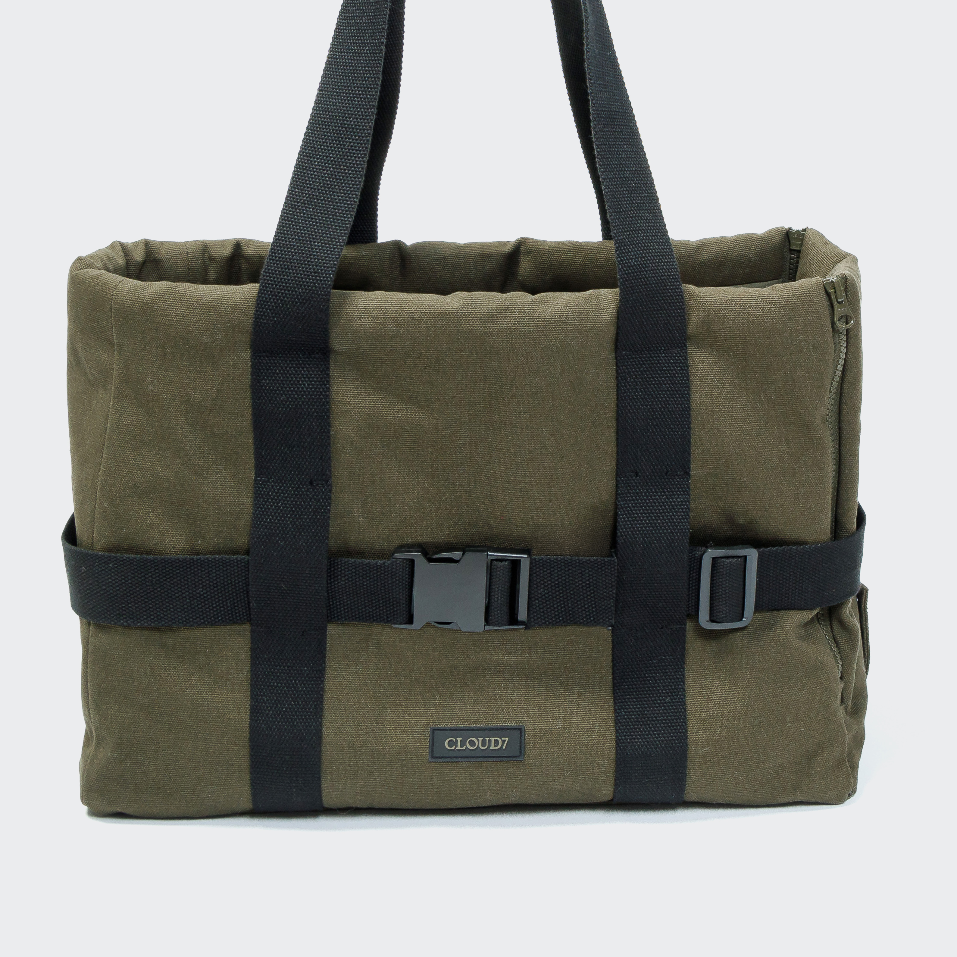 Hundetasche TURIN Canvas Olive