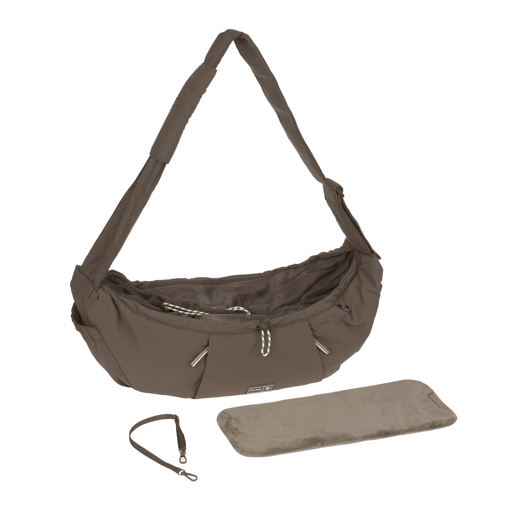 PALOPA Hundetragetasche Crinkled BARA Chocolate