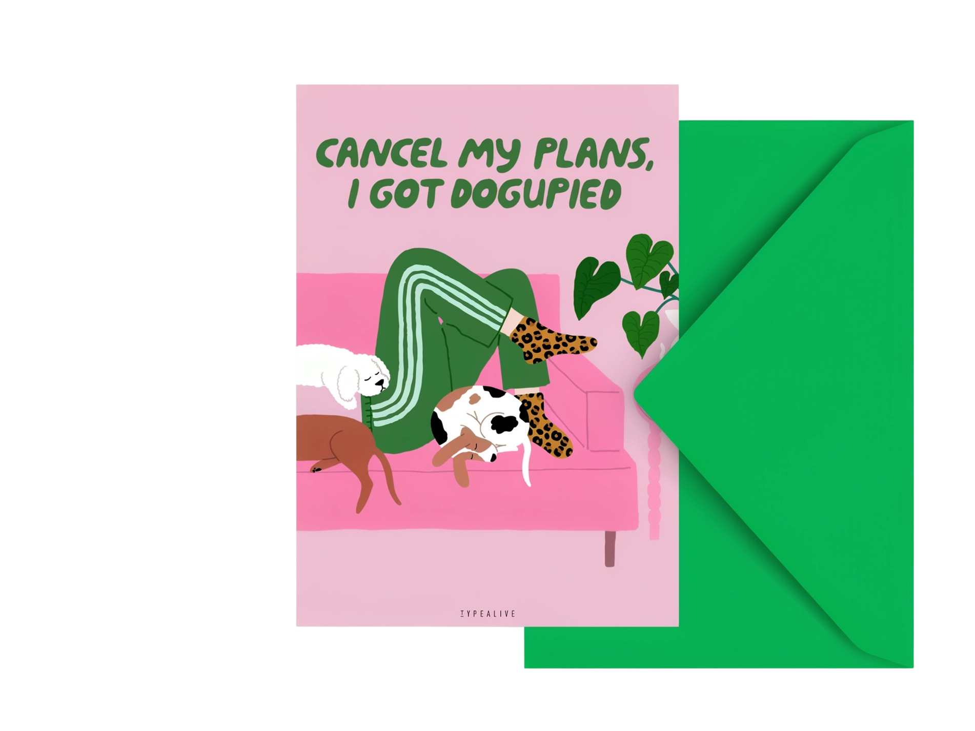 Postkarte Petisfaction DOGS Dogupied