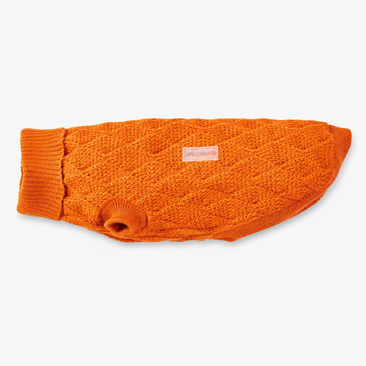 WOLTERS Strickpullover Diamond fancy orange