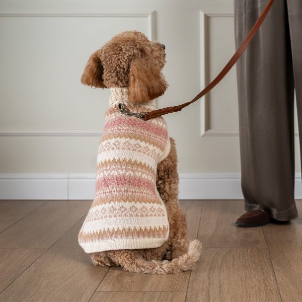 Alqo Wasi FALL MEDLEY Alpaka Hundepullover Altrosa Gr. XS