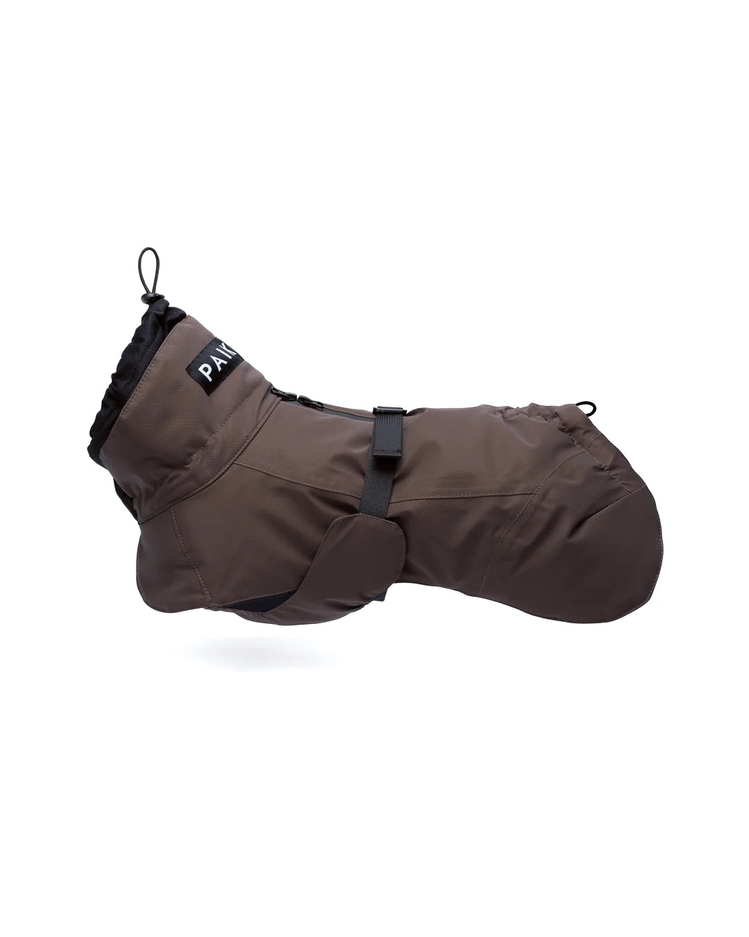 PAIKKA Visibility Hundewintermantel Seawool Choco