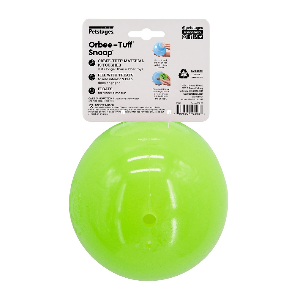 Planet Dog Hundespielzeug Orbee-Tuff® Lil' SNOOP Green Large