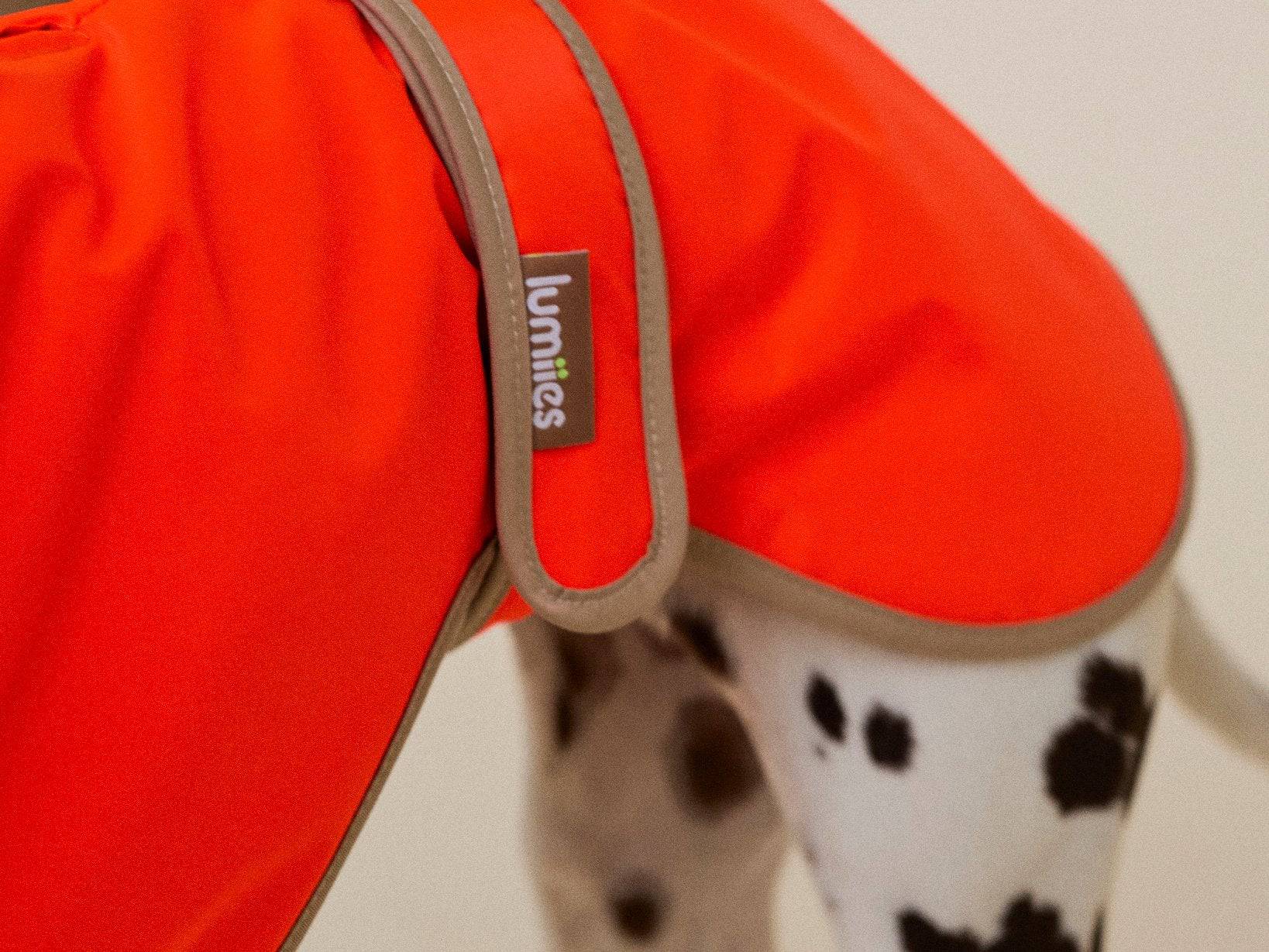 lumiies® Regenmantel THE GLOW RAINCOAT REGULAR_FIT Neon Tangerine Tiger