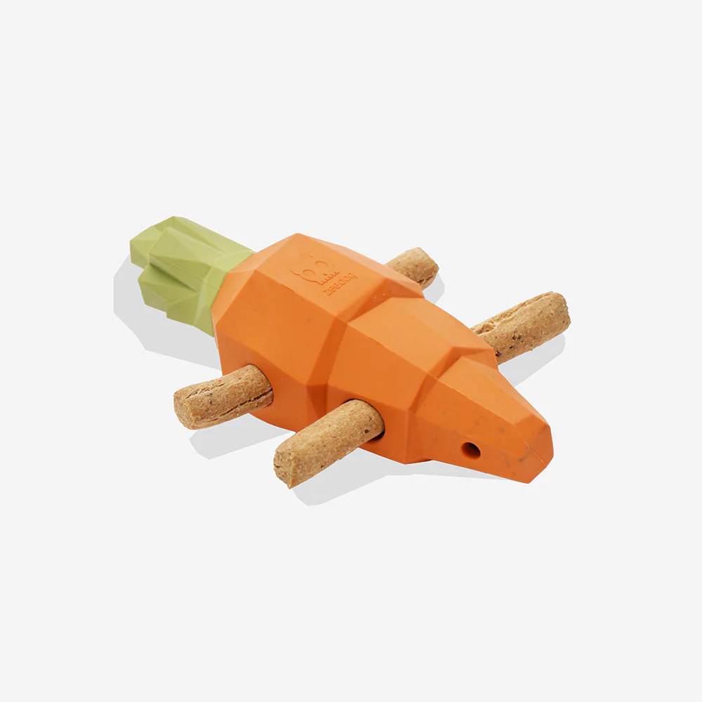 zee.dog Snackspielzeug SUPER VEGGIEZ Carrot