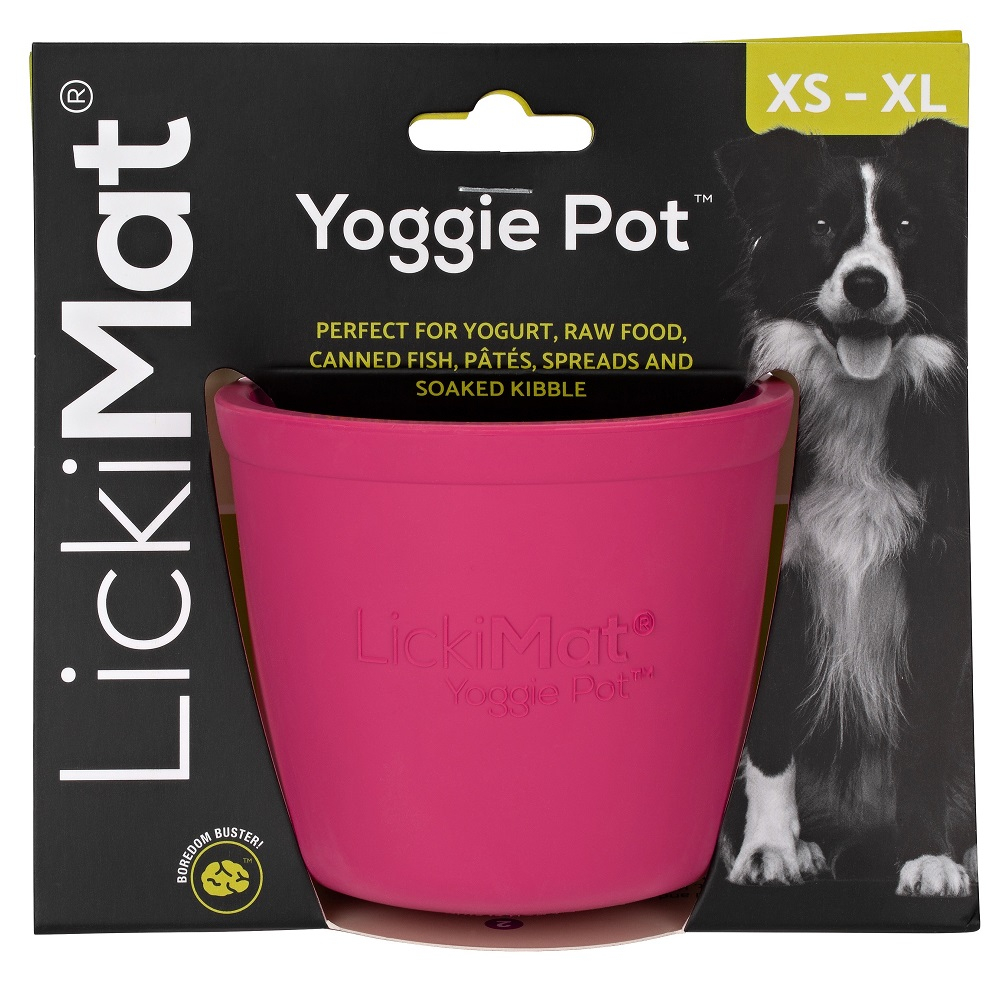 LickiMat® Antischlingnapf YOGGIE POT Pink
