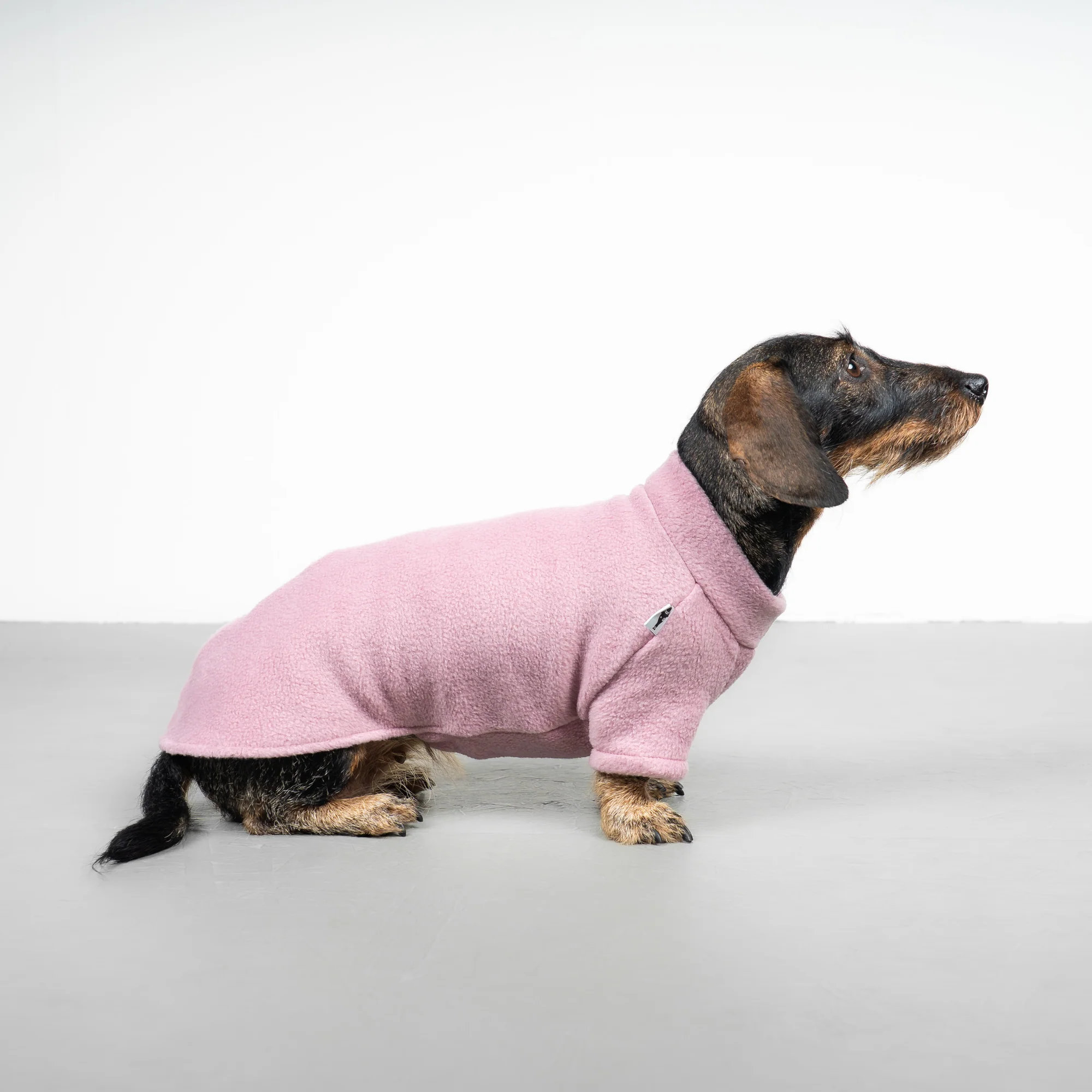 Karma Hund Pullover Dackel Altrosa