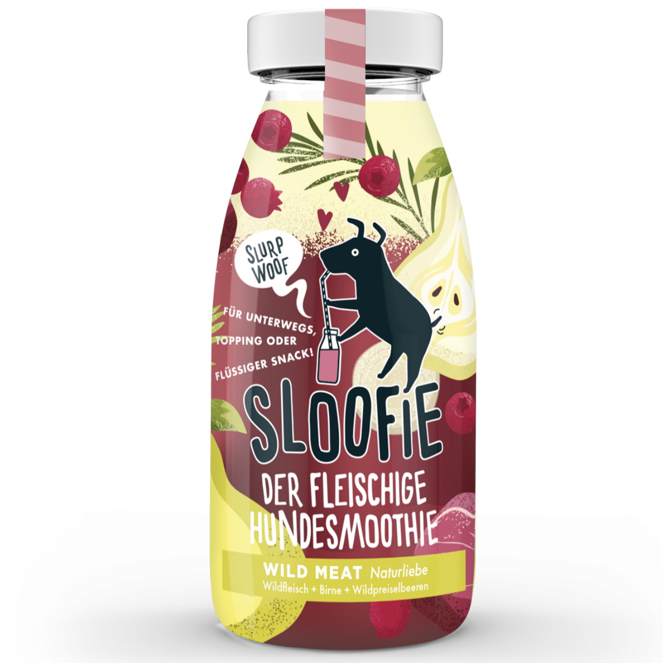 Hundesmoothie WILD MEAT Reh 250 ml