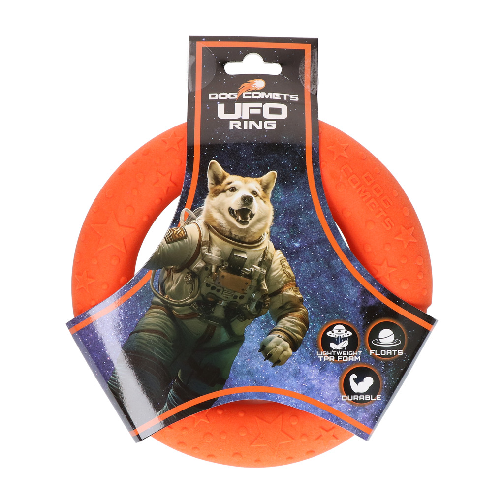 Dog Comets UFO Ring Orange