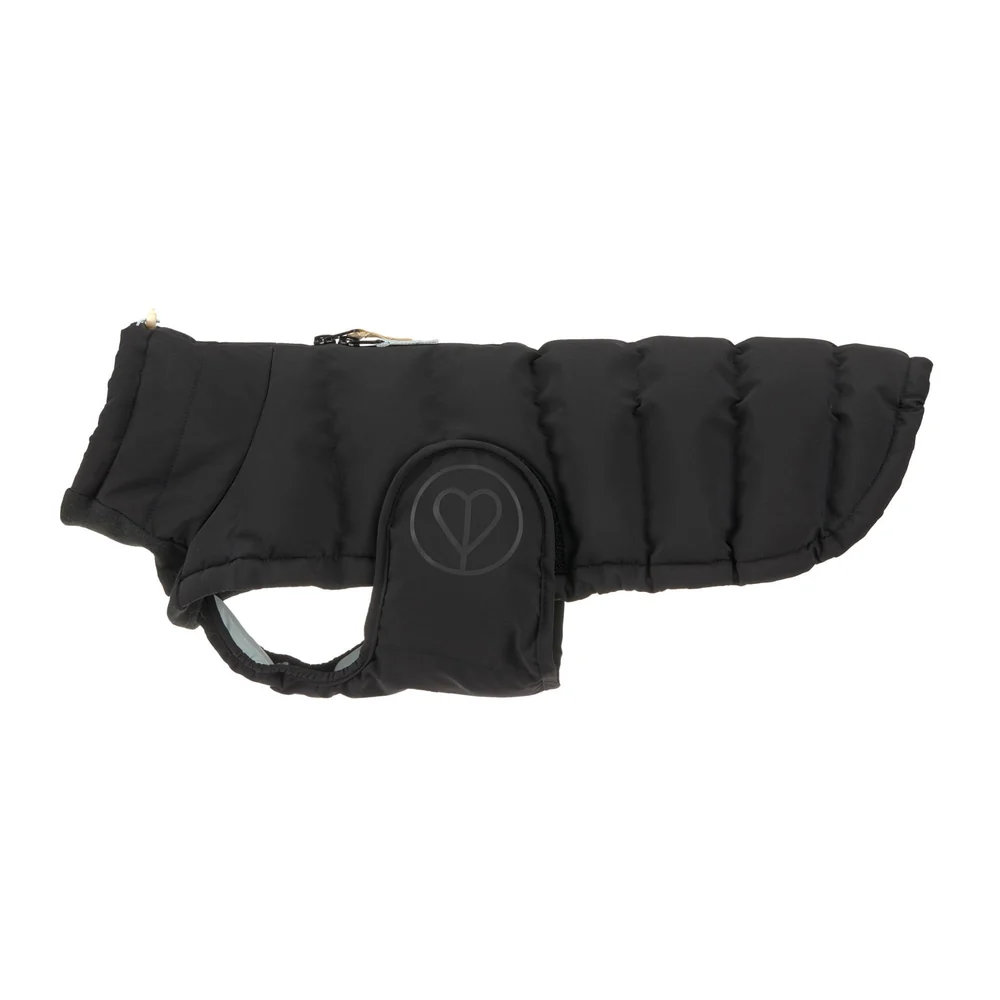 PALOPA Hundewintermantel Nolia Lang Black - für Dackel & Hunde mit längerer Körperform Gr. 3