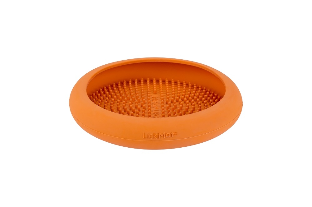 LickiMat ® Schlecknapf UFO Orange