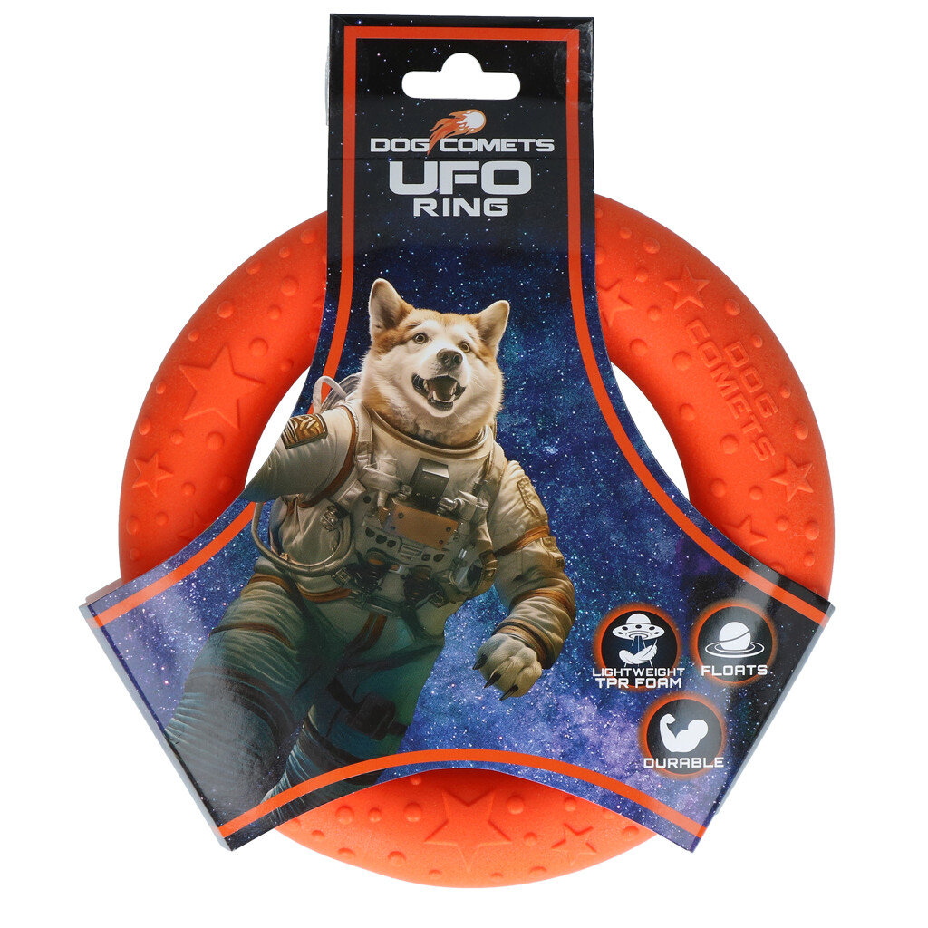Dog Comets UFO Ring Orange