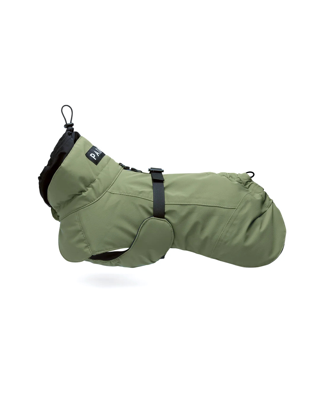 PAIKKA Visibility Hundewintermantel Seawool Olive
