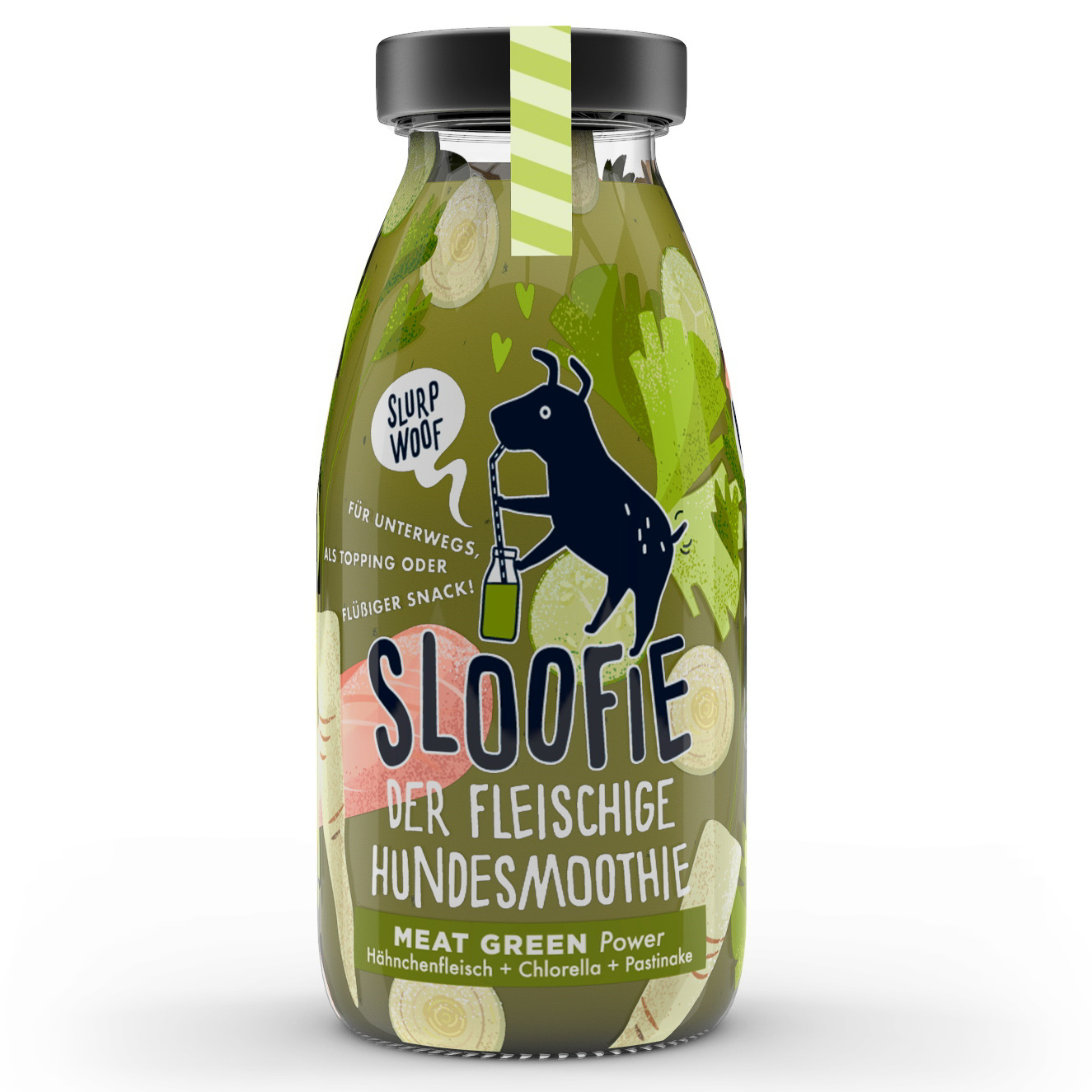 Hundesmoothie MEAT GREEN Huhn 250ml
