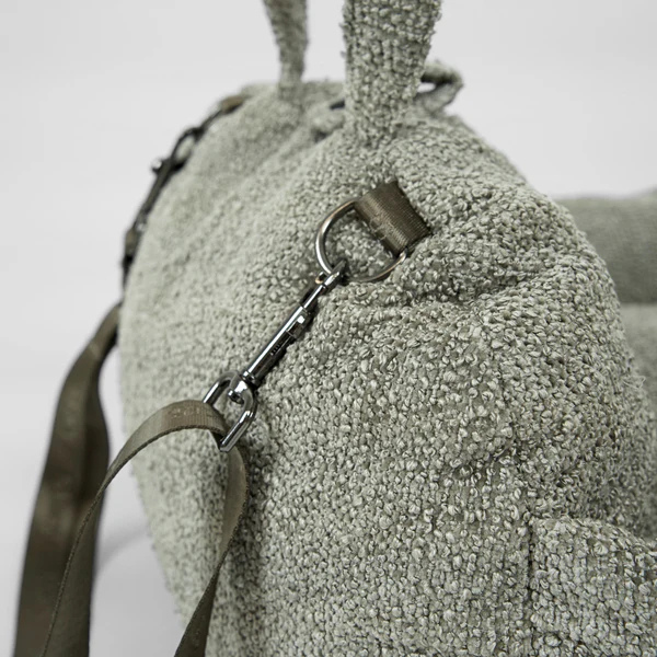 Autositz für Hunde TOVA 2‑in‑1‑Autositz | Oat Bouclé