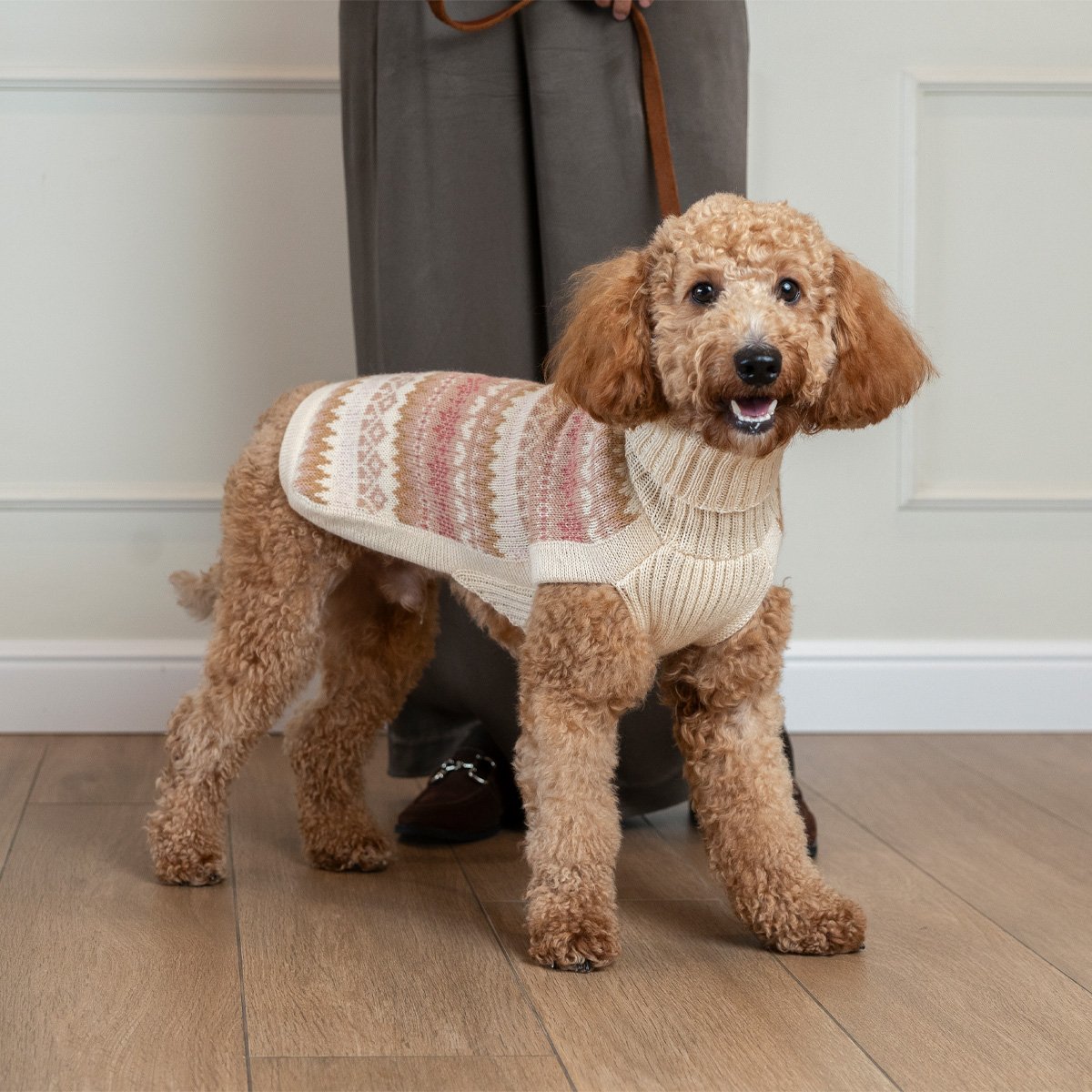 Alqo Wasi FALL MEDLEY Alpaka Hundepullover Altrosa Gr. XS