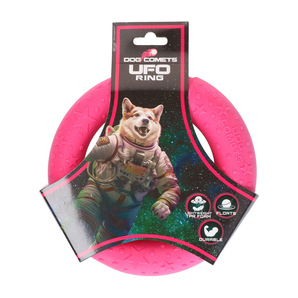 Dog Comets UFO Ring Pink