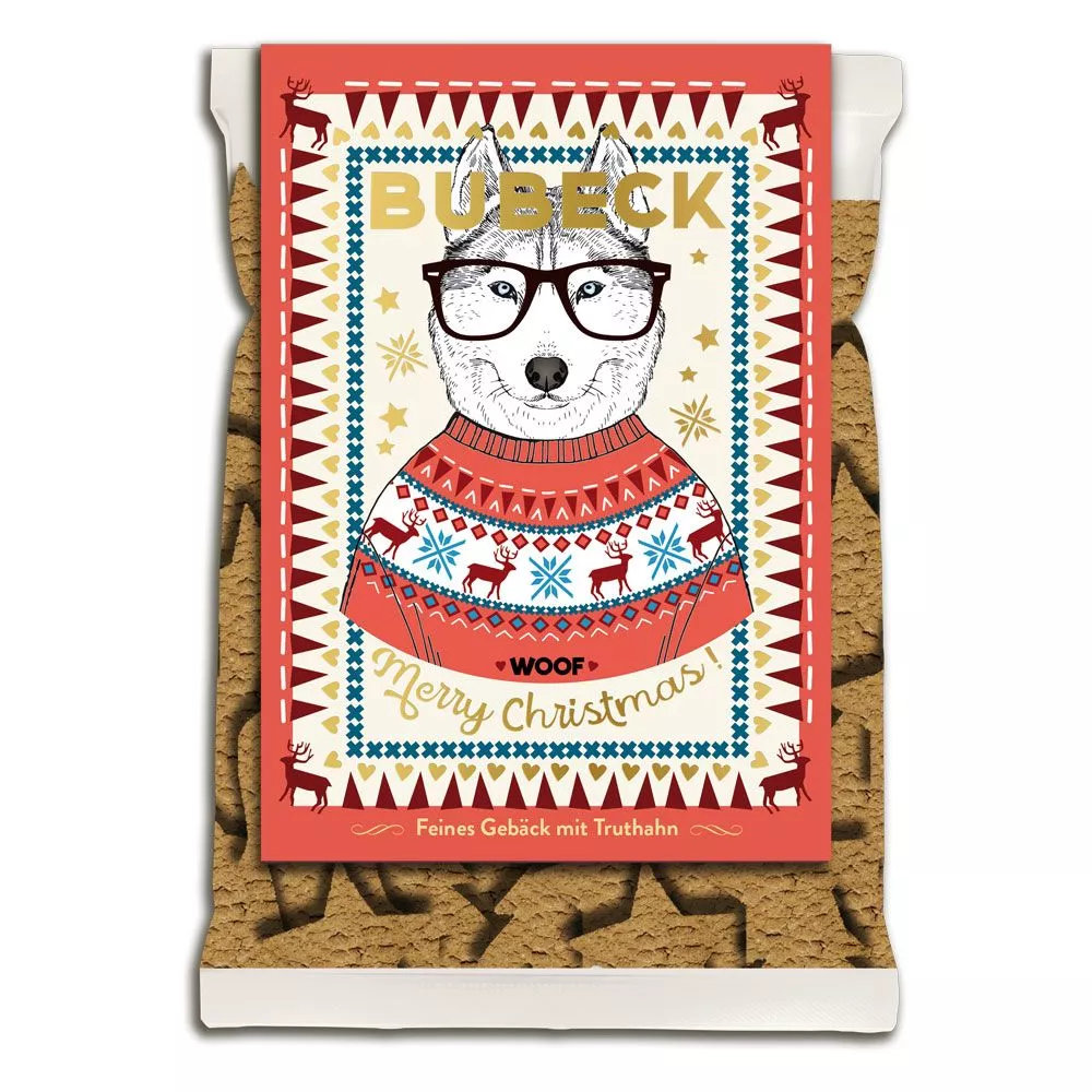 Bubeck Weihnachtskekse Edition 2026 – 210 g getreidefreie Hundekuchen