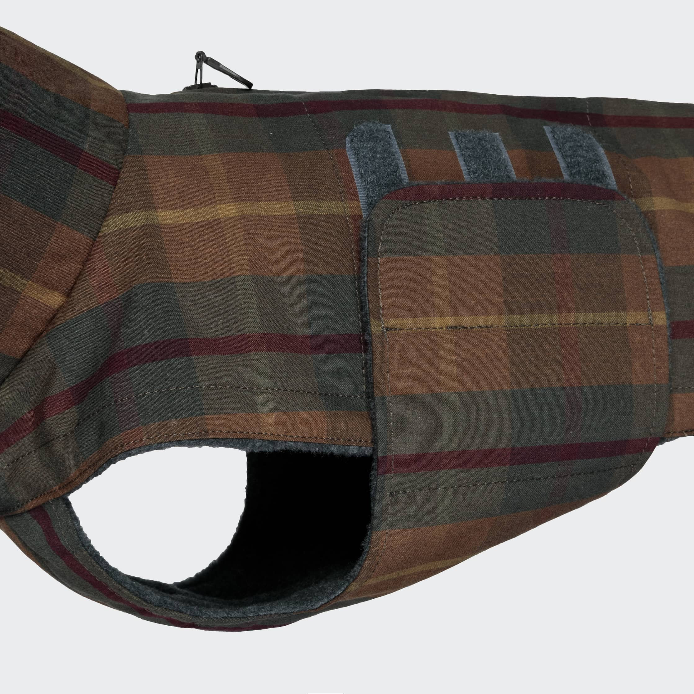 Cloud7 Hundemantel Dackel BROOKLYN Waxed Tartan Gr. 5