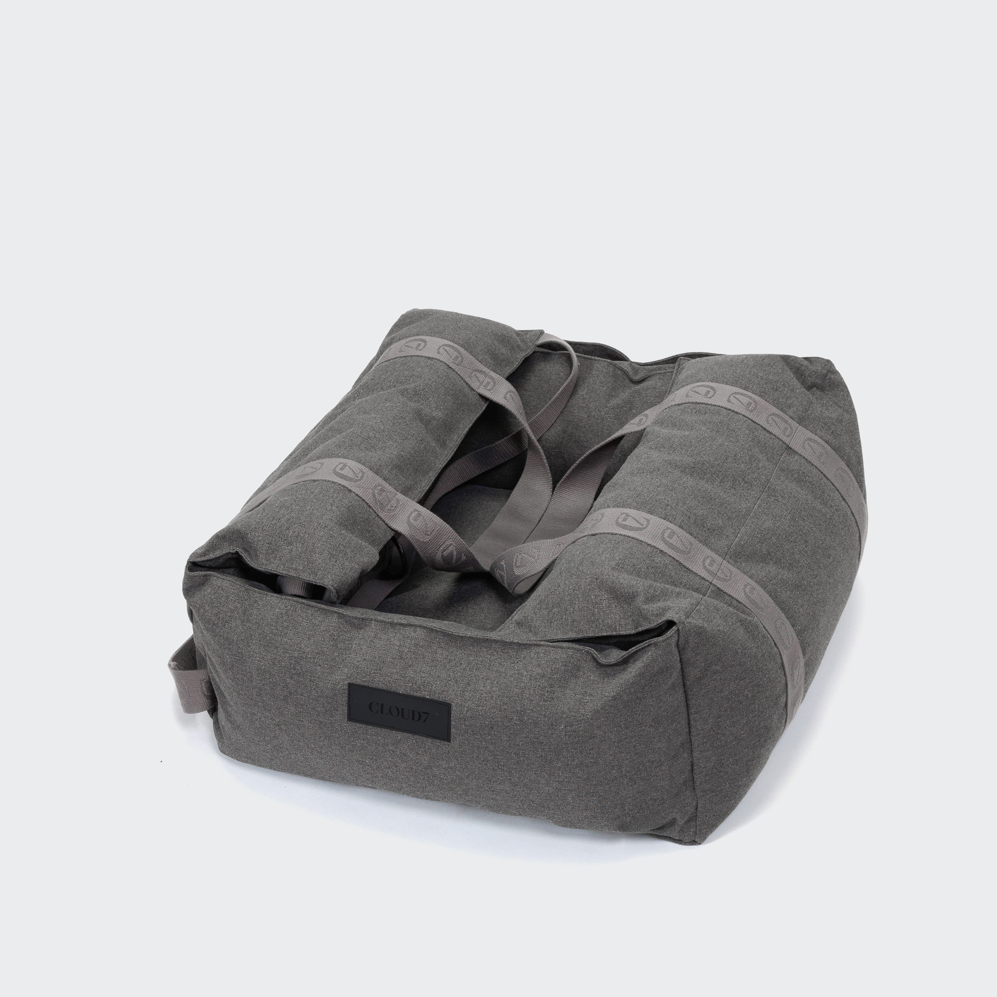 Hundeautositz GETAWAY Light Graphite tragbar