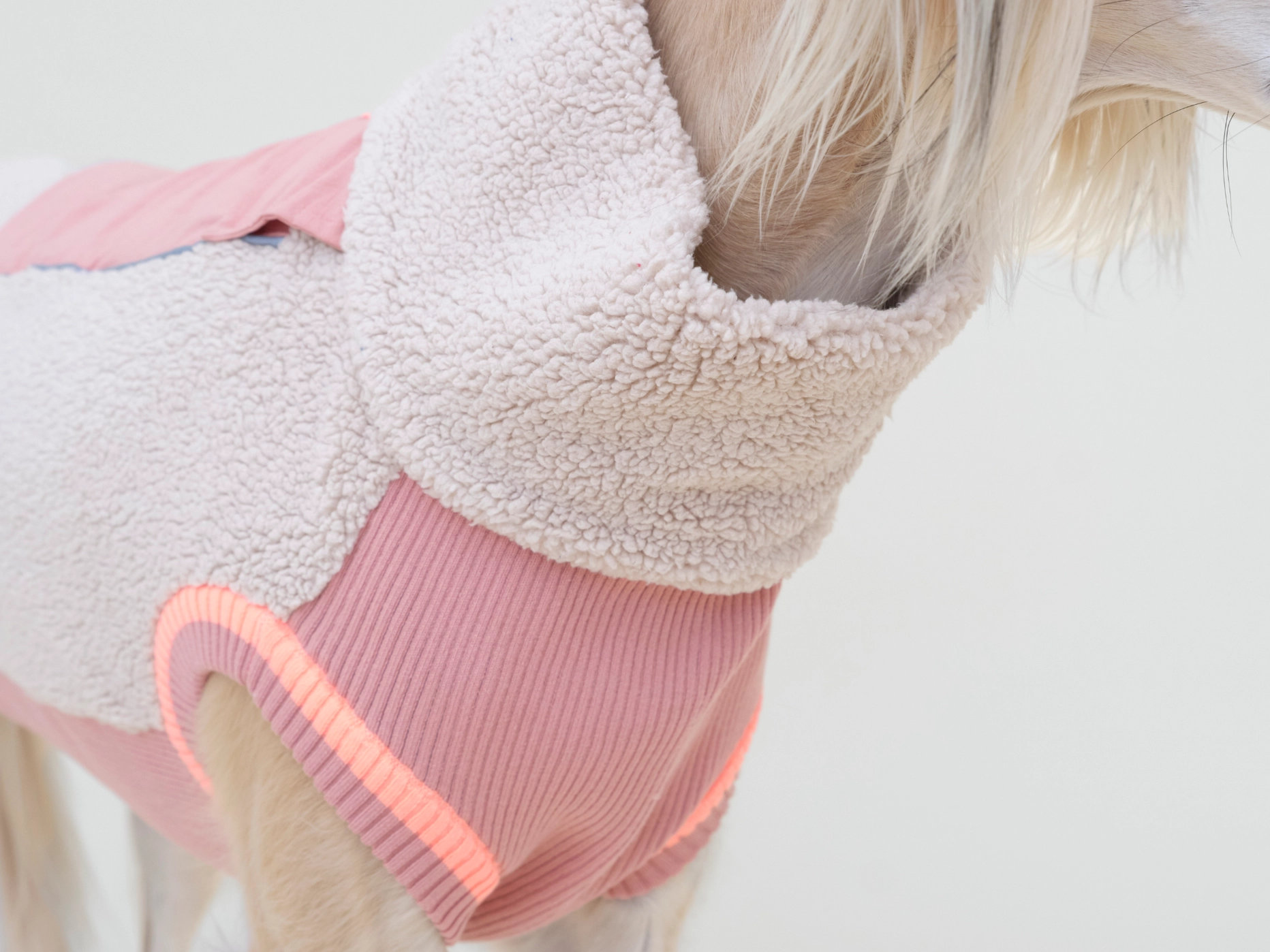lumiies® THE SPORT RACER PULLOVER Royal Rosewood – warmer Sherpa Hundepullover Gr. 7