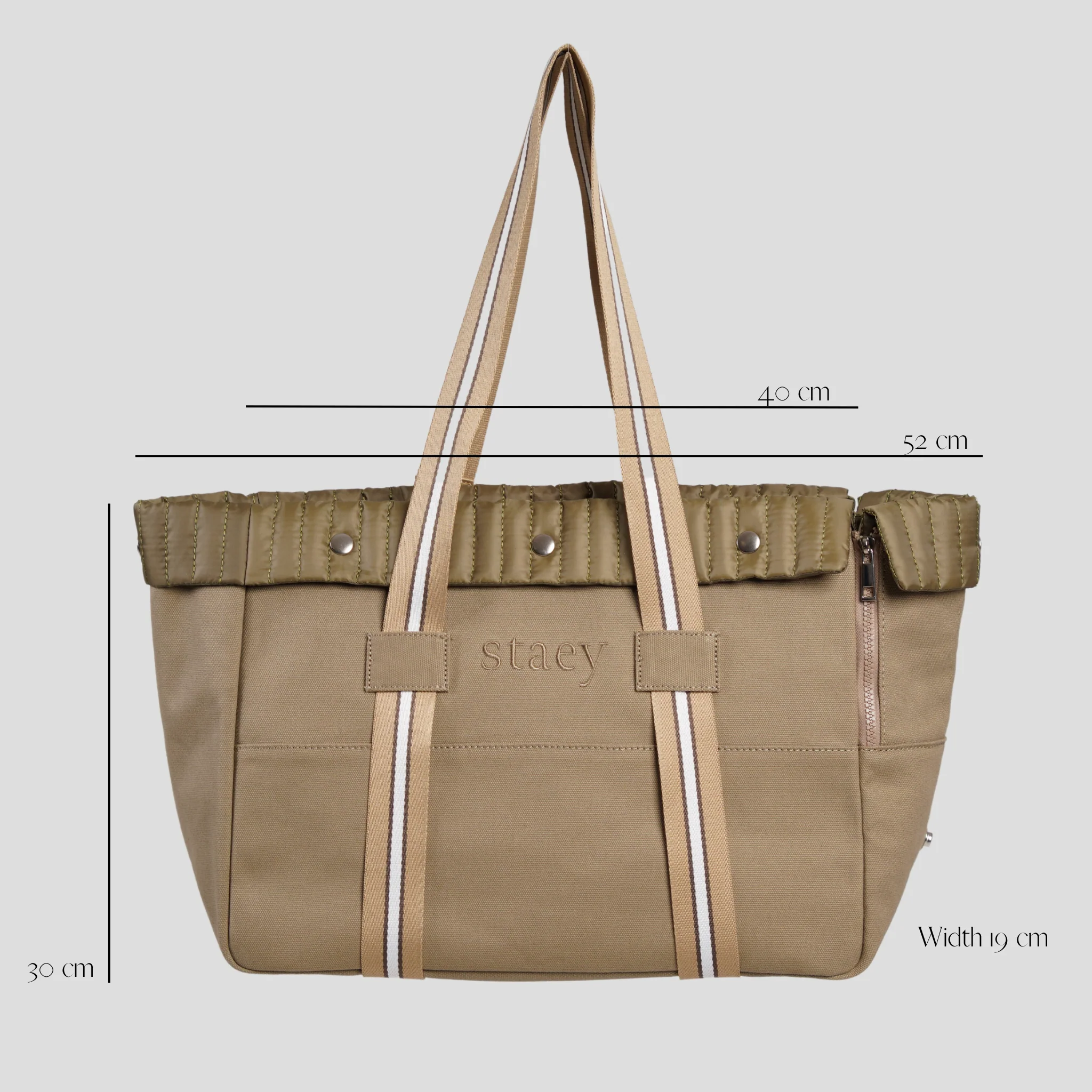 Hundetragetasche LILY Taupe