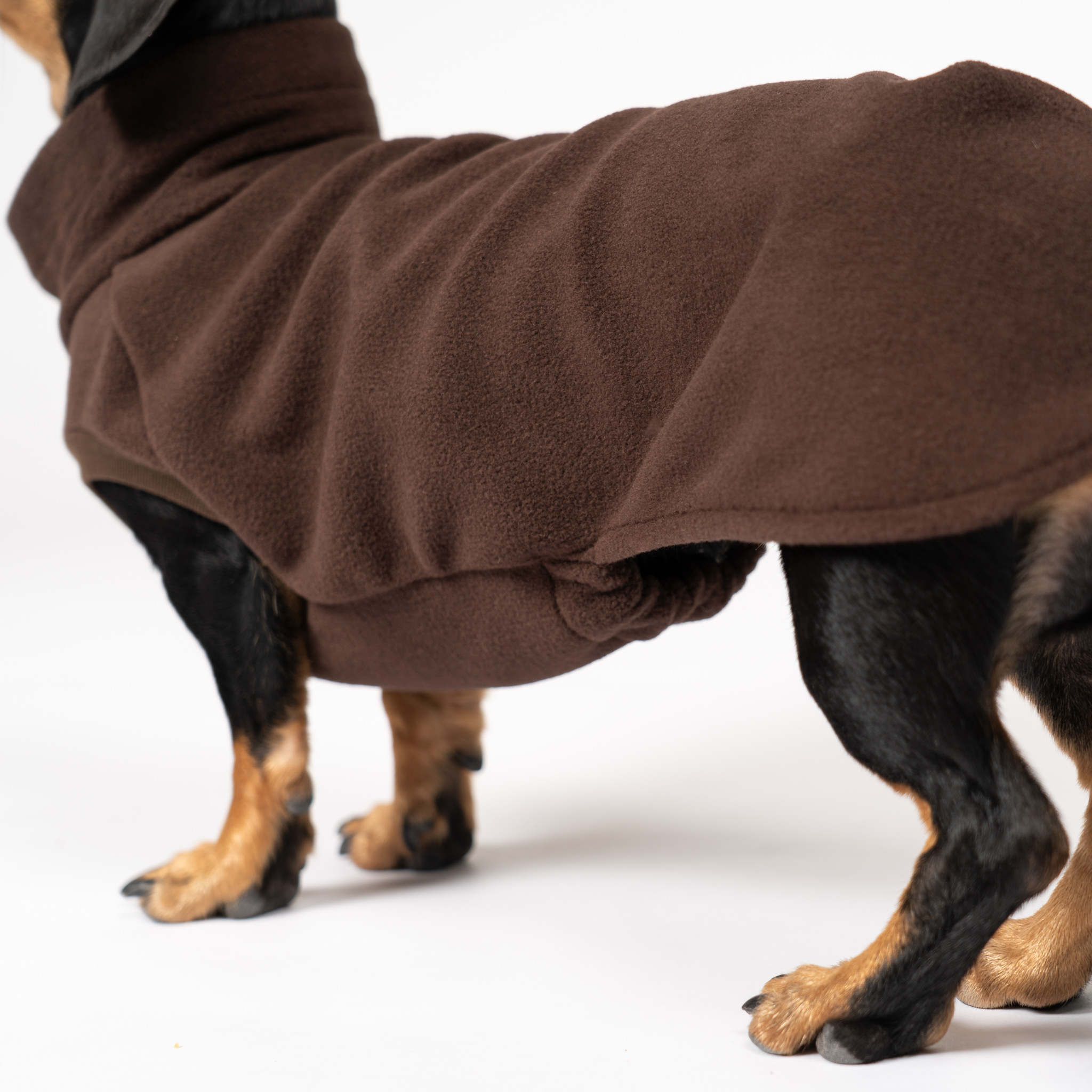 Karma Hund FLEECE SHIRT Dackel Dunkelbraun