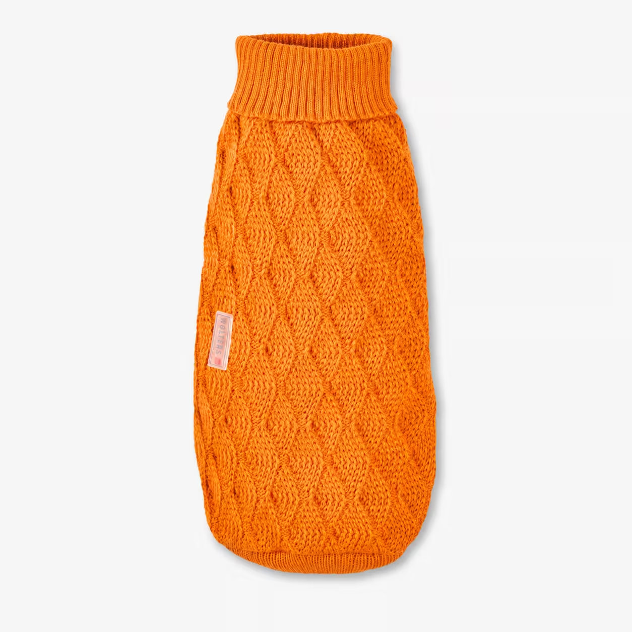 WOLTERS Strickpullover Diamond fancy orange Gr. 20