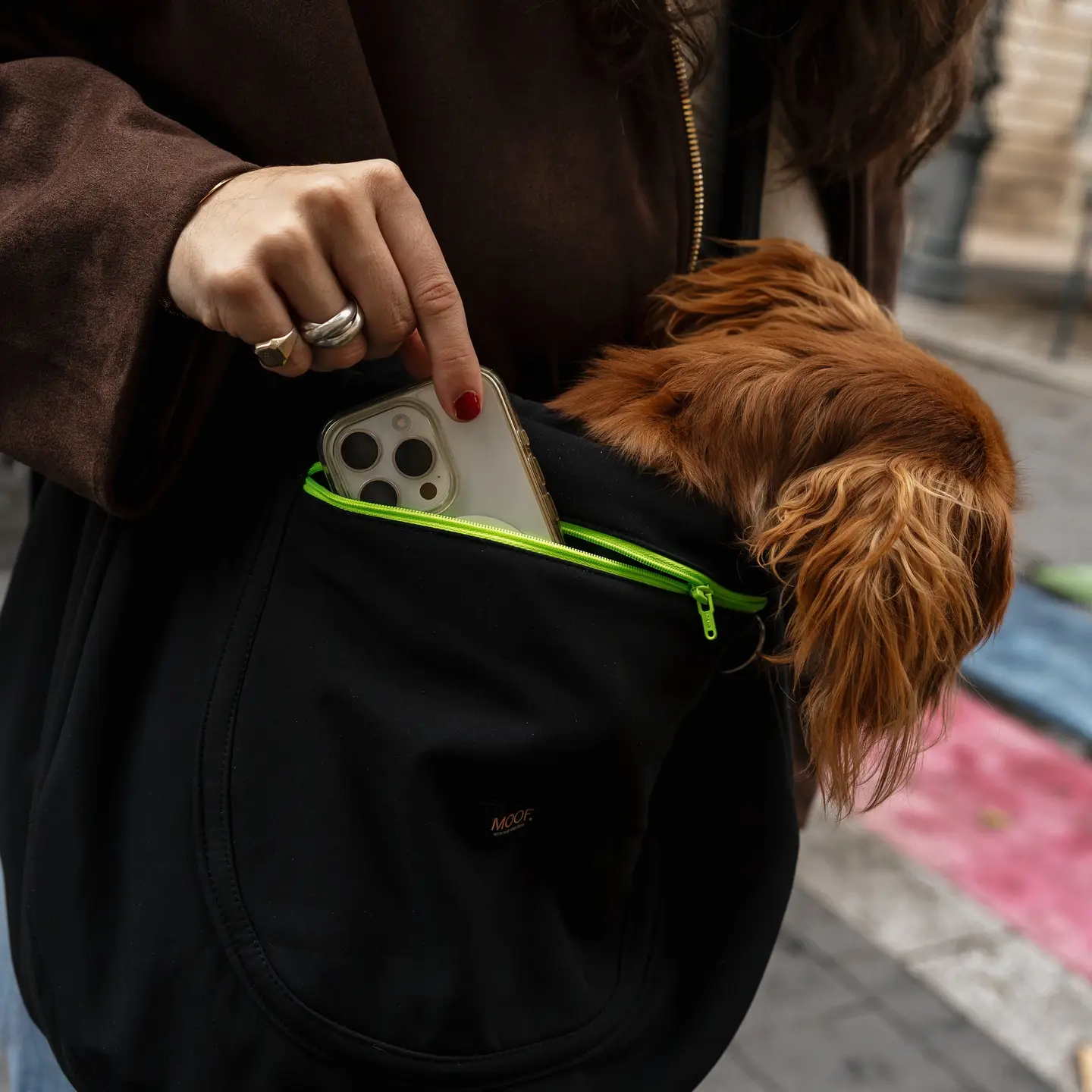 Hundetragetasche LOOP Black
