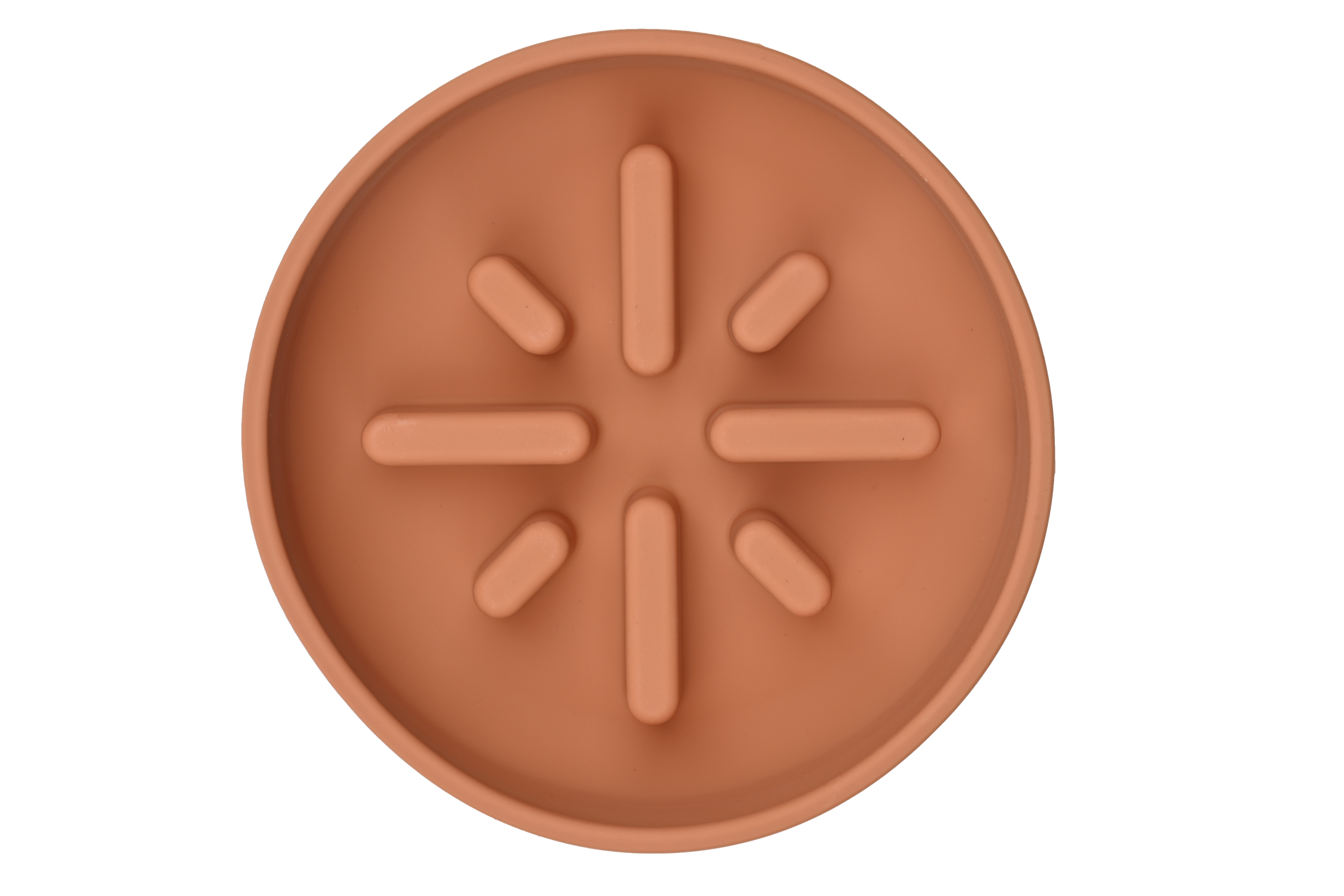 Futternapf SILI BOWL SLOW FEEDER Terracotta 350 ml