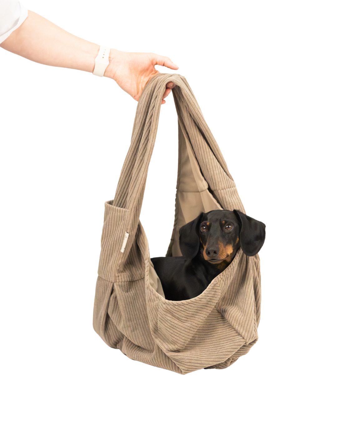 Hundetragetasche AVA Corduray Taupe