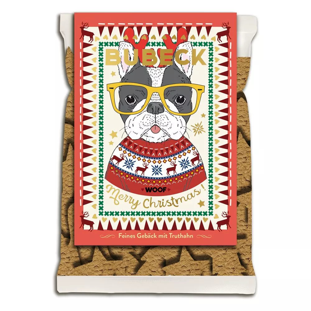 Bubeck Weihnachtskekse Edition 2026 – 210 g getreidefreie Hundekuchen
