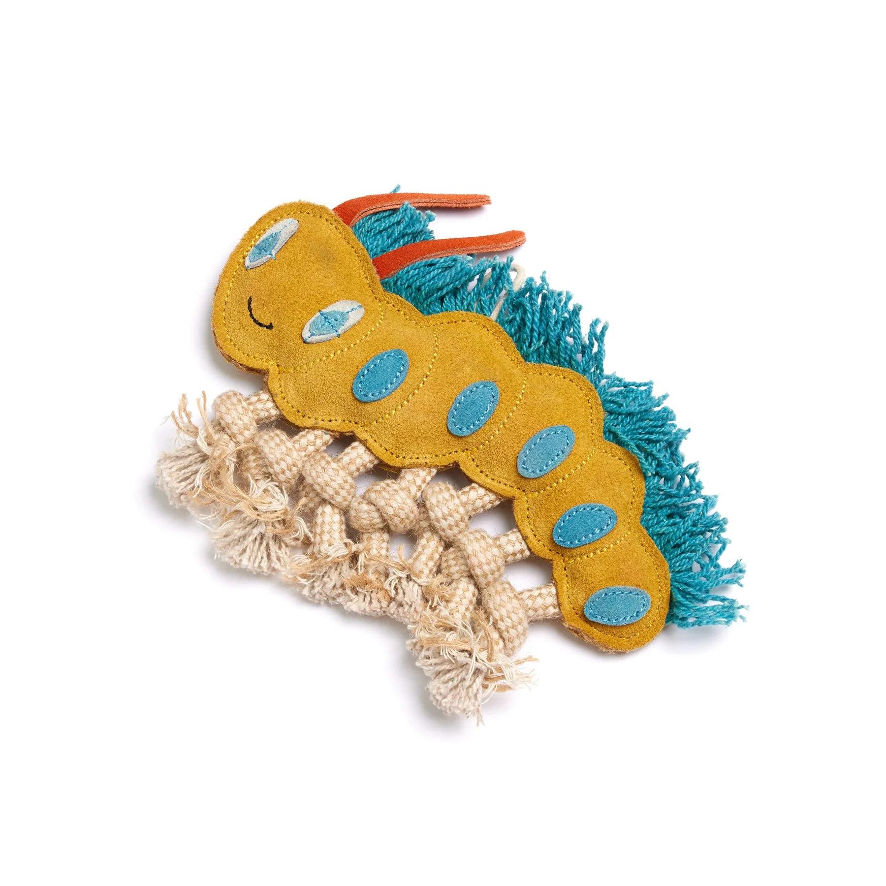 Green&Wild's Hundespielzeug CLARA THE CATERPILLAR