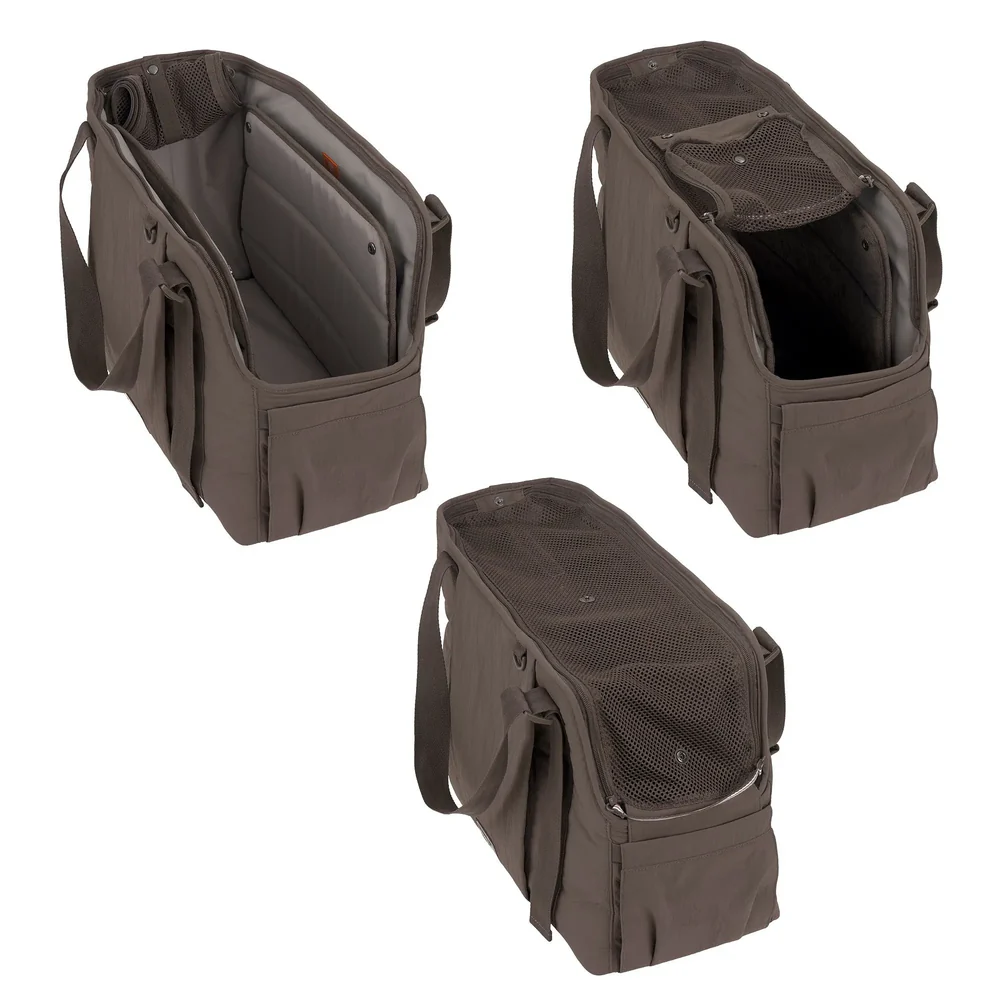 Hundetasche WEDA crinkled chocolate