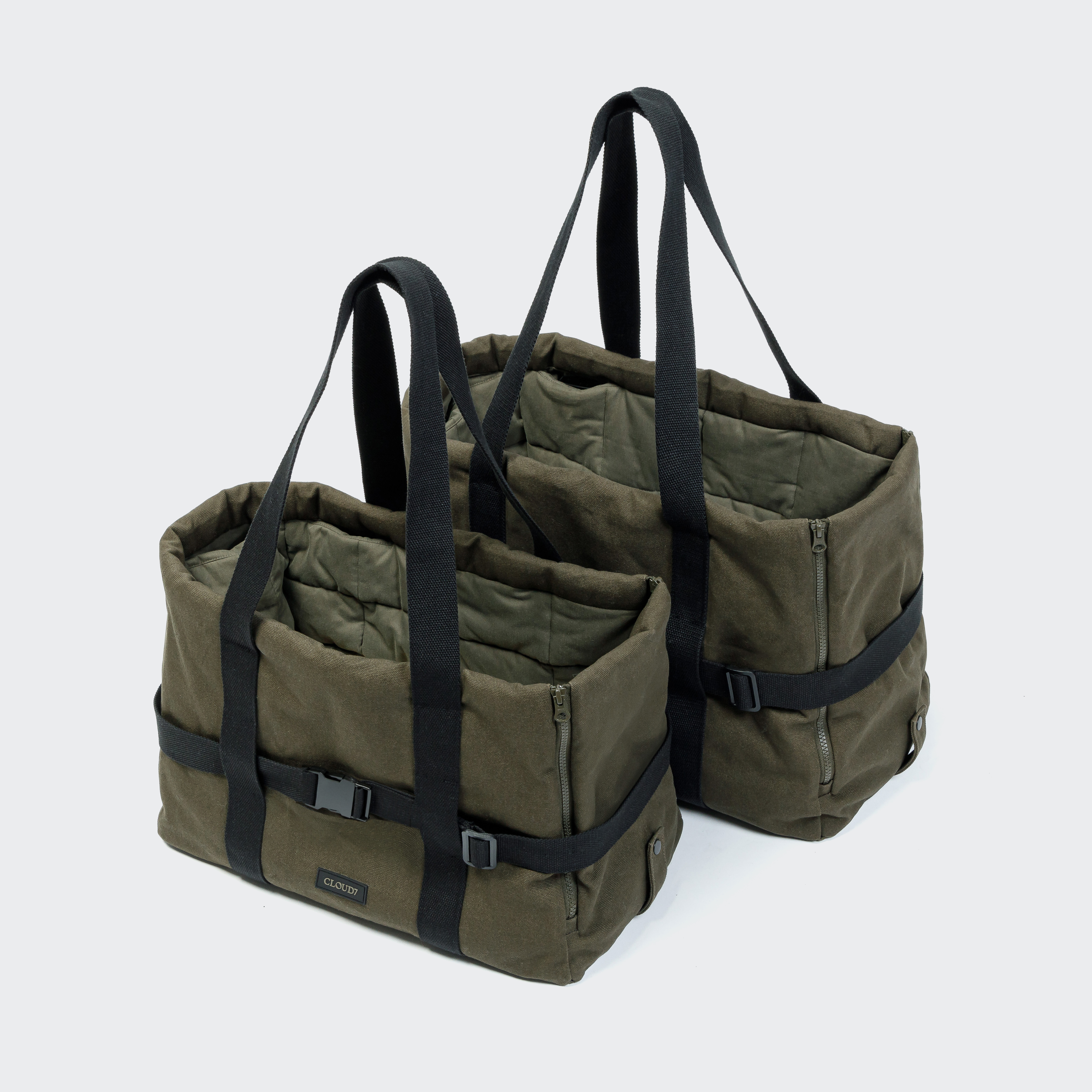 Hundetasche TURIN Canvas Olive
